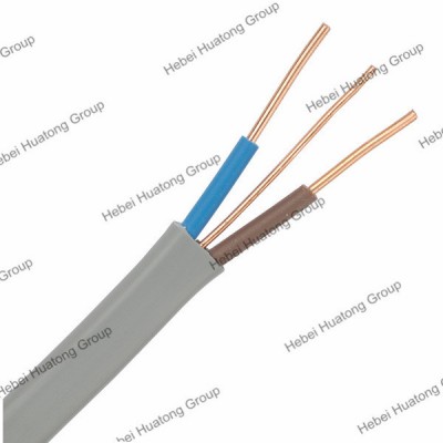 Twin Flat 6242y PVC Insulated, Flat Cables 2*2.5+1*1.5mm2 300/500V